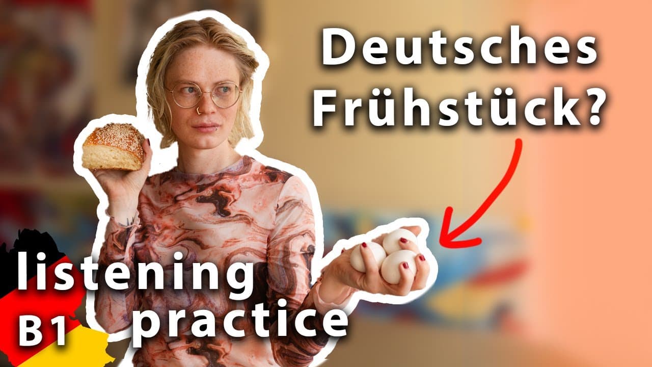 Was isst eine Deutsche Familie zum Frühstück? German Comprehensible Input A2 B1 B2 / Vlog in German