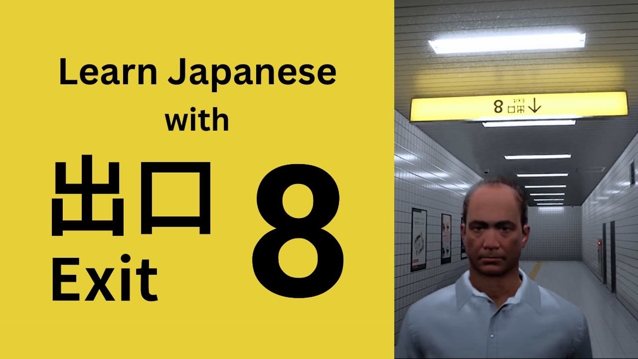 Learn Japanese with a Game (Super Beginner) | Exit 8 #5 | Comprehensible Input