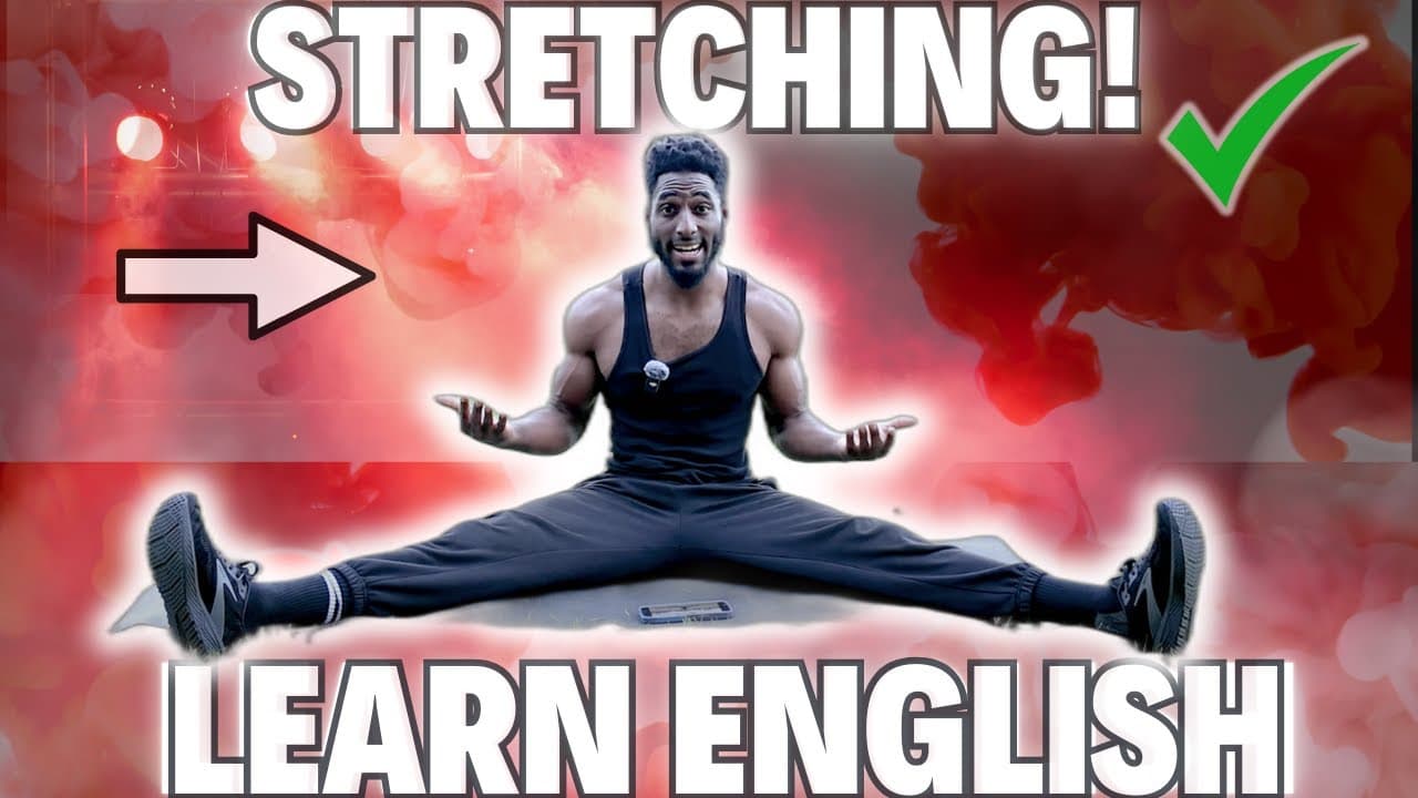 🧘‍♀️ [STRETCHING] Learn ENGLISH with fitness! (Flexibility)🧘 (Beginner Comprehensible Input)