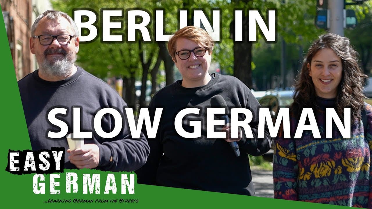 Walk Through Our Neighborhood in Slow German