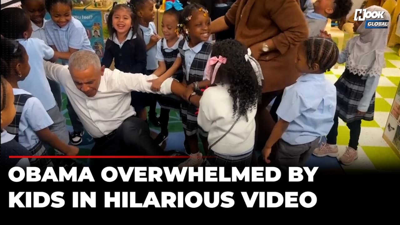 ‘Help, Help’: Obama, Mamdani Overwhelmed By Preschool Kids In Bronx Get Together | US News