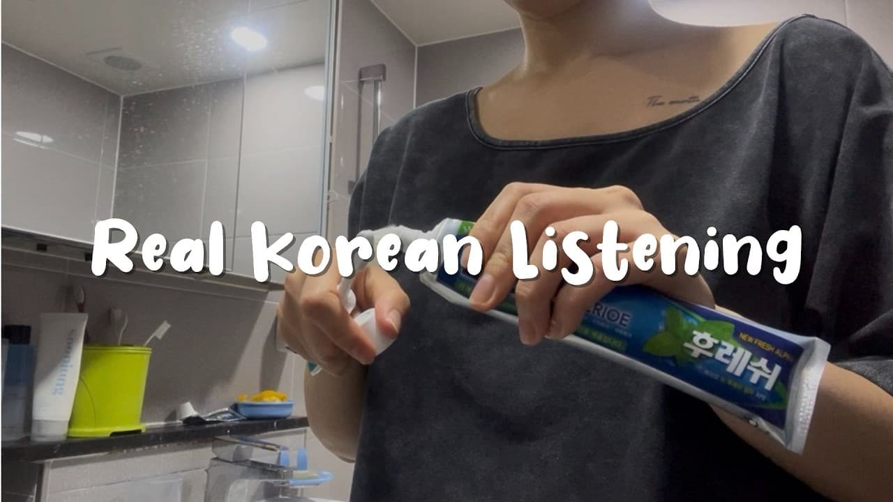 Real Korean Listening for Beginners