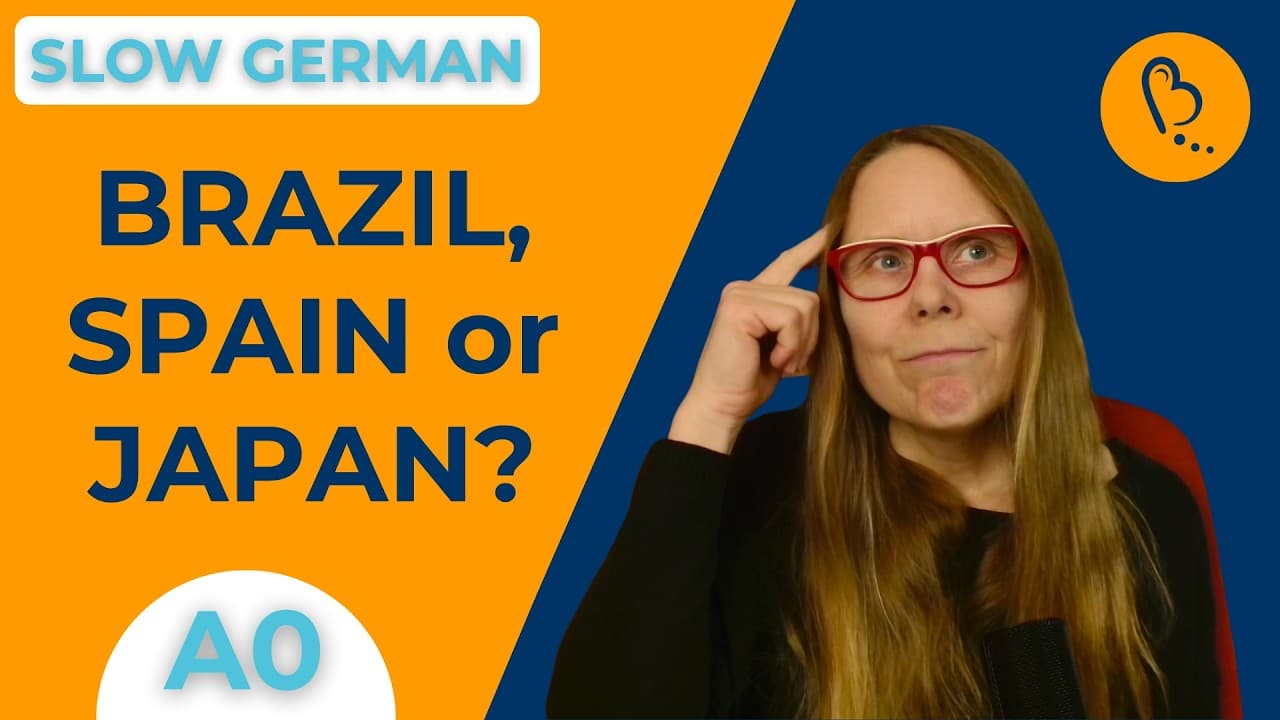 Where Are You From? Learn Countries & Nationalities 🌍 Self-Introduction #16 | German CI [A0]