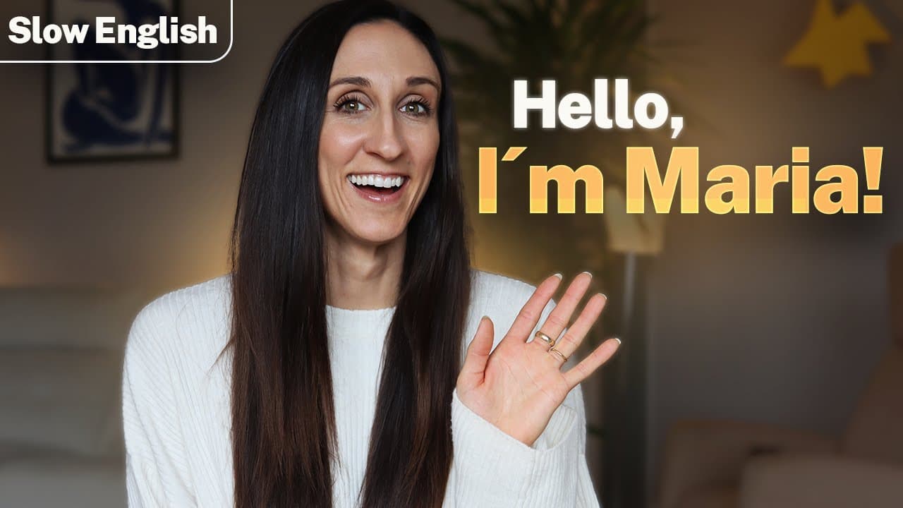 Introducing Myself 👋 | Slow English for Beginners