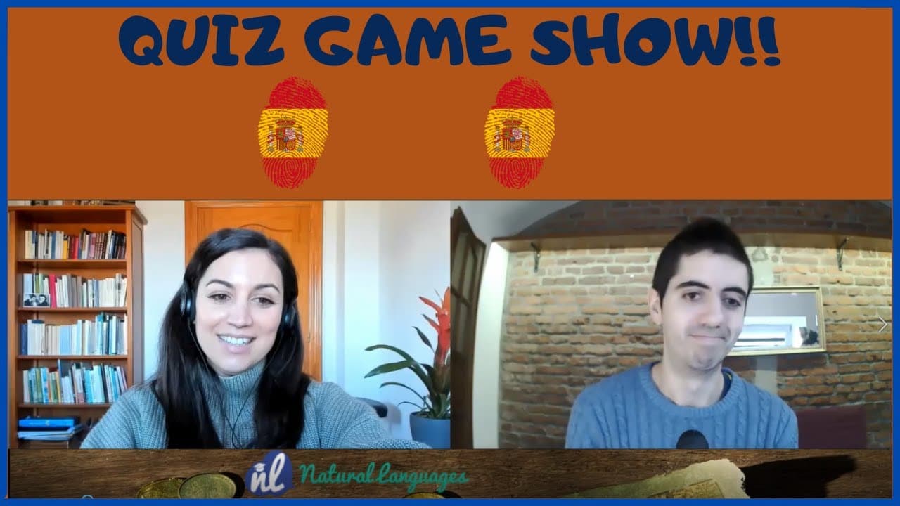 🖥Have Fun & Learn SPANISH with TV Shows❗ TPRS Quiz Game Show (Episode #1)