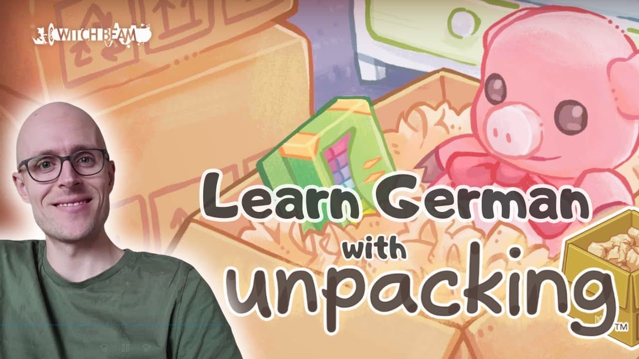 🇩🇪🎮 Let's Play Unpacking & Learn German 📚 | EP01 - Comprehensible Input for Beginners