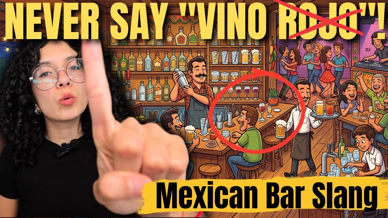 How to Order Drinks in Mexico (Essential Bar Spanish & Slang!) 🍻🇲🇽