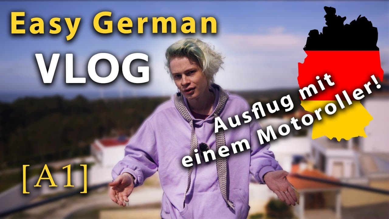 Watch this beginner VLOG TO LEARN GERMAN naturally / German Comprehensible Input / Hörverstehen A1