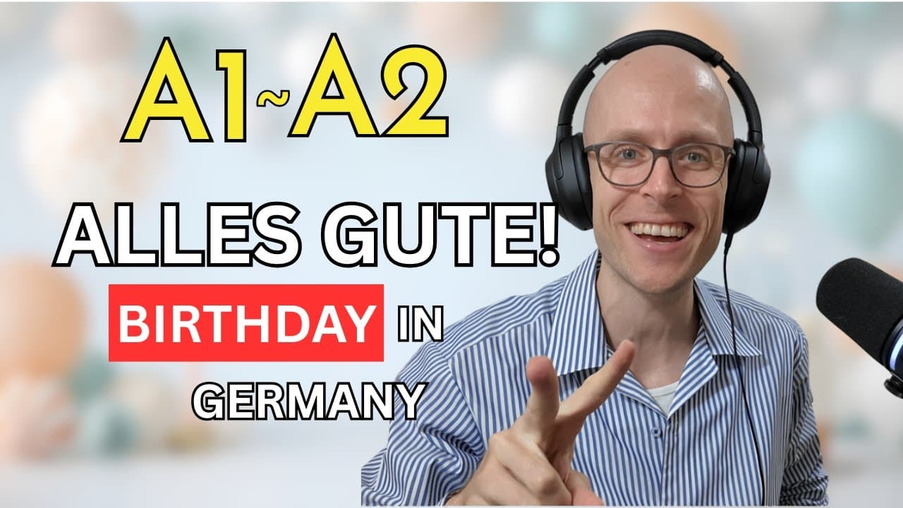 ALLES GUTE! | Slow German Podcast for Beginners