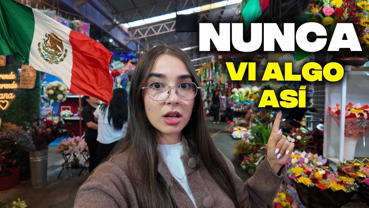 😱 ESTO ME PASÓ en el MERCADO de JAMAICA en MÉXICO 🇲🇽