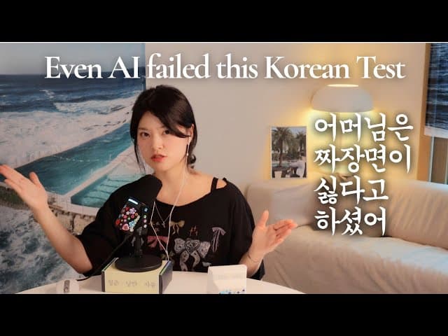 Things Only Koreans Understand About Jjajangmyeon (짜장면, Korean Black Bean Noodles) | Korean Podcast