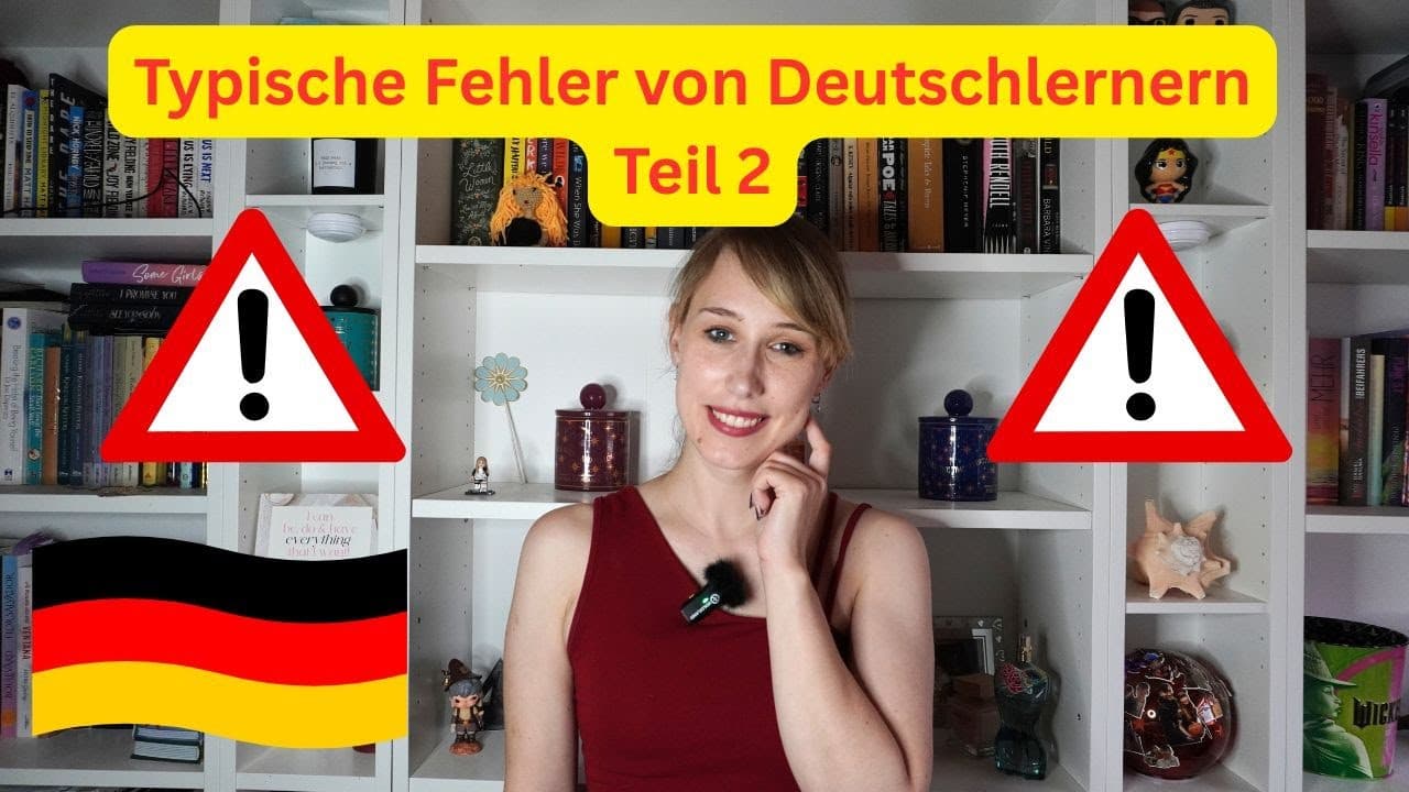 Typische Fehler von Deutschlernern