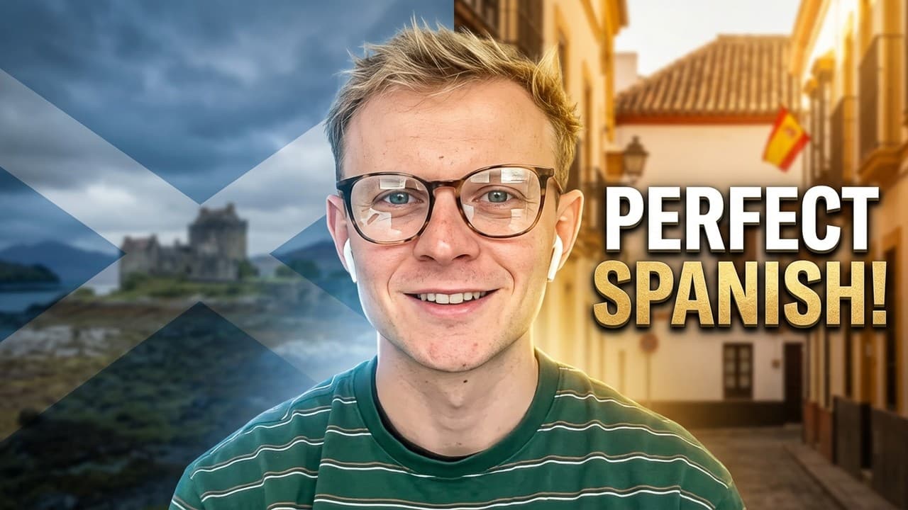 Scottish guy speaking Spanish like he's from Spain | His story