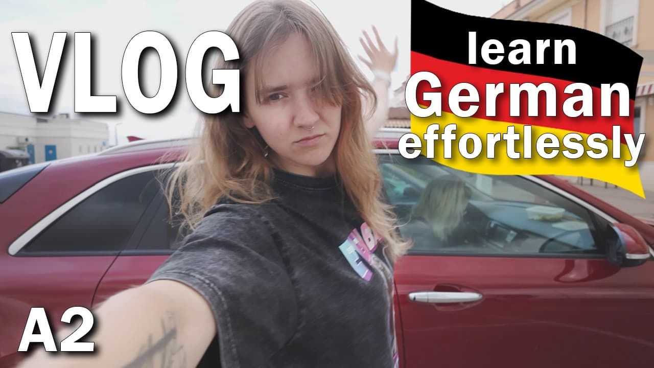 BEGINNER Real-Life German Vlog A1 A2 / Anfänger Deutsch Comprehensible Input Easy Slow Talking