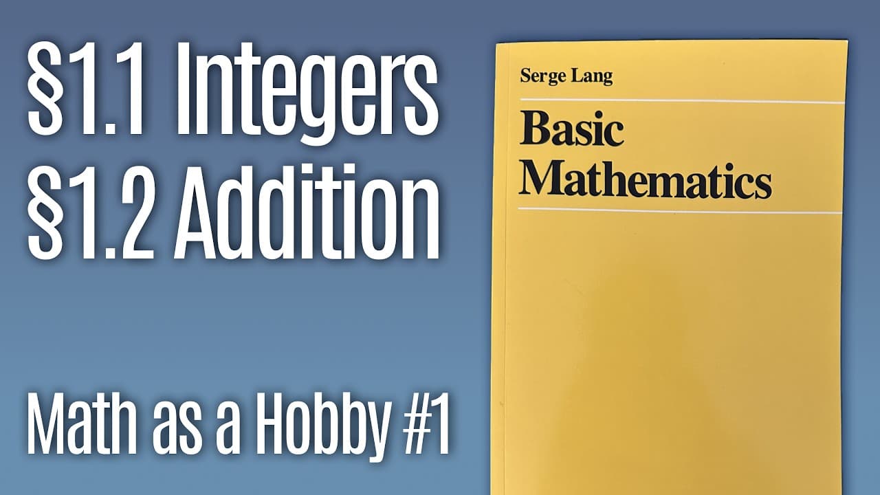 Intro to Pure Math – Ep. 1 Addition and Gauss's Proof