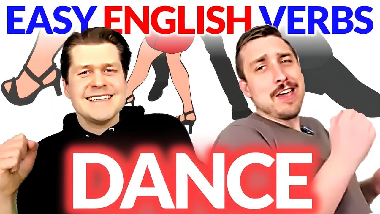 DANCE 🕺💃 Learn English Verbs | English Comprehensible Input Easy Beginner Lesson | Natural Approach