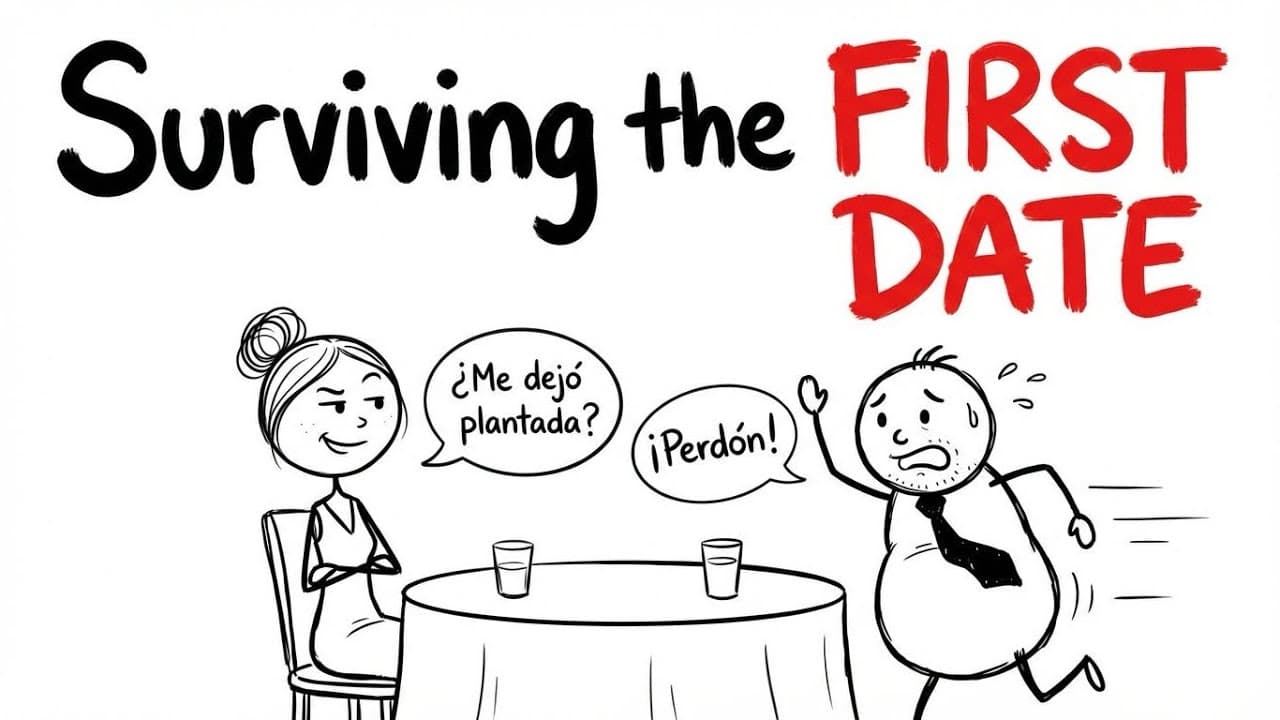 This Awkward First Date Will Teach You Mexican Spanish (A1-A2 Dialogues)
