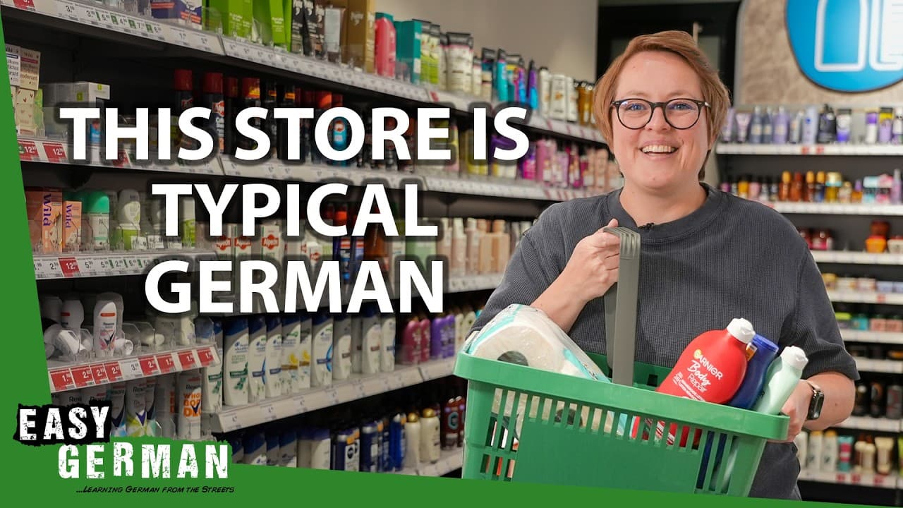 Exploring a Drogeriemarkt in Slow German