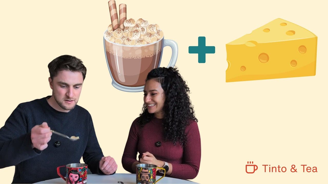 English Boyfriend Tries Colombian Classic! - Intermediate Spanish