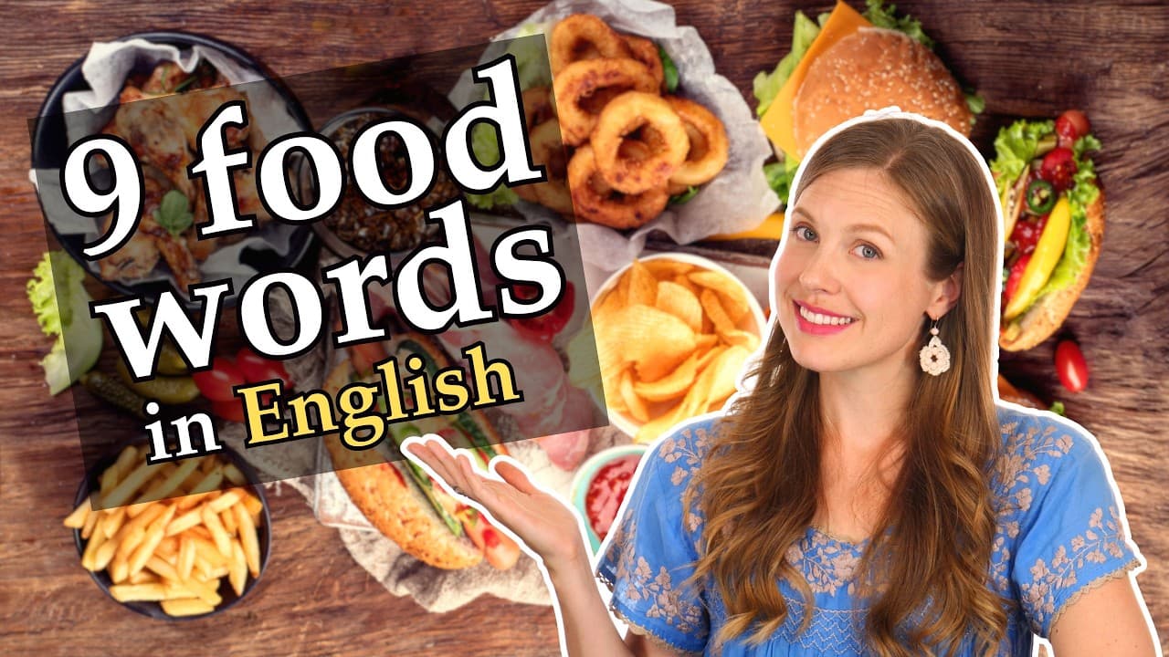 Fruits & Veggies & Hamburgers 🍌🥕🍔 - Beginner English Class