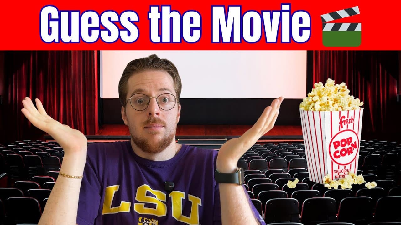 Learn Real English with Games: Guess the Movie! - Beginner Comprehensible Input