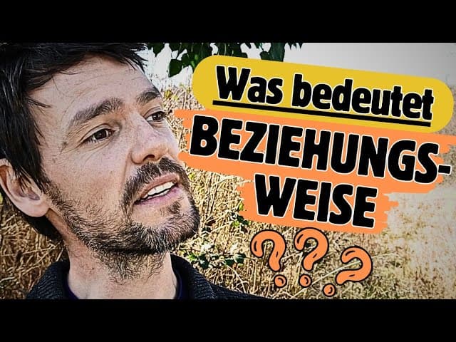 3 Bedeutungen von BEZIEHUNGSWEISE! | bzw. | Deutsch lernen B1/B2