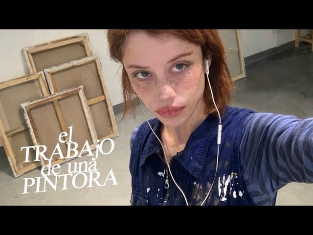 El TRABAJO de una PINTORA 