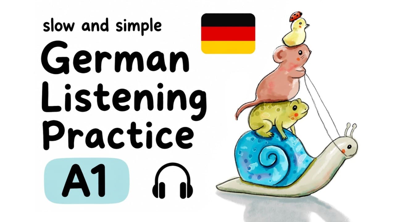 Slow And Easy German Listening Practice, A1