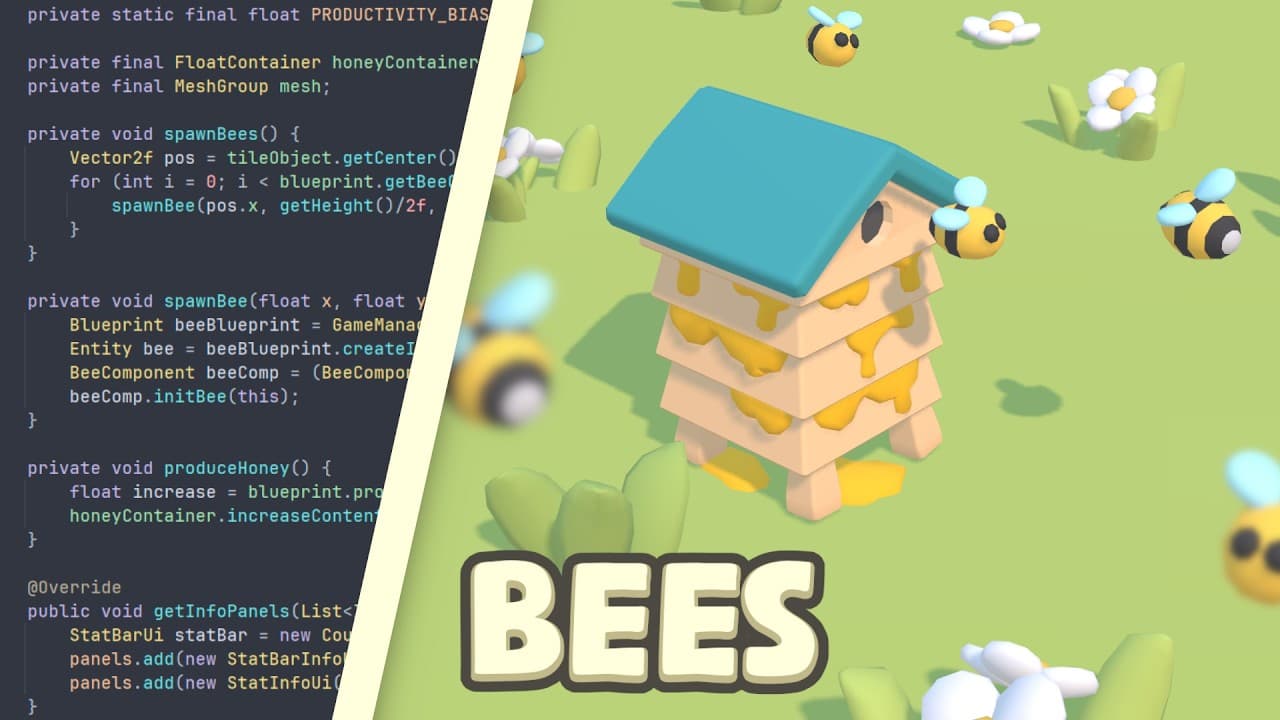 Programming Bees for my Farming Game!