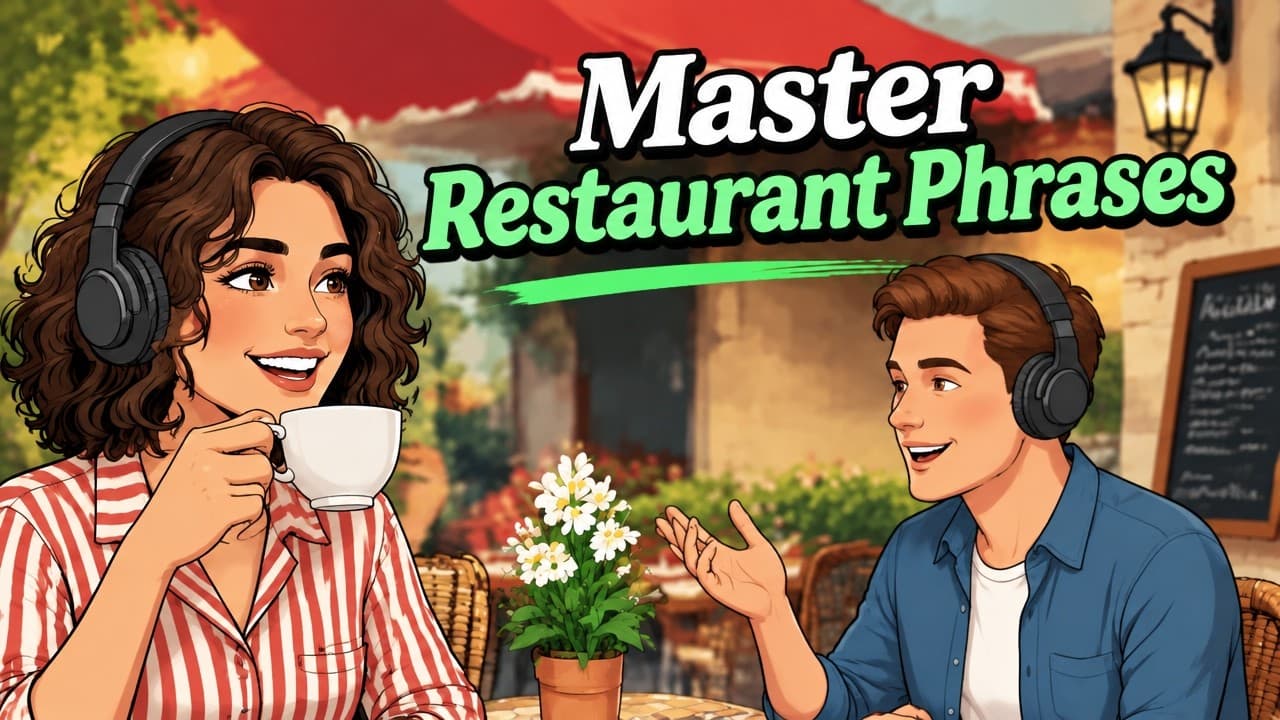 How to Order Food at a Spanish Restaurant: Spanish Podcast A1-A2 | Daily Spanish Practice