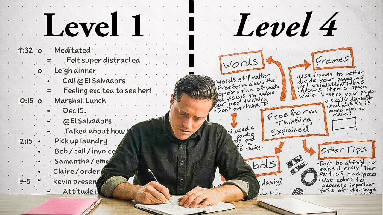 The 4 Levels Of Thinking On Paper