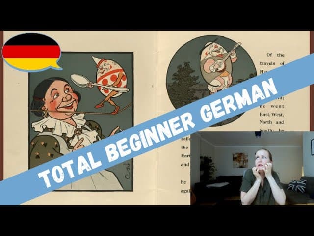 Pictures In A Book // Describing Pictures In A Children's Book│Total Beginner German