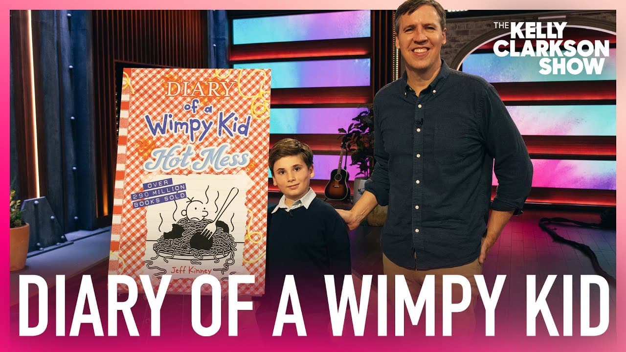 'Diary of a Wimpy Kid' Author Jeff Kinney & 9-Year-Old Superfan Reveal New Book Cover