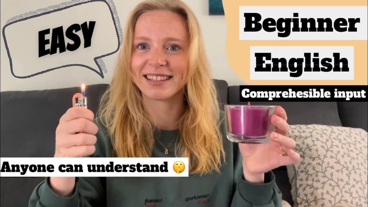 Can You Understand this Easy Beginner English? Learn English through Comprehensible Input