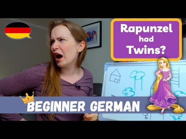Grimms': The TRUE Story Of Rapunzel│Beginner German