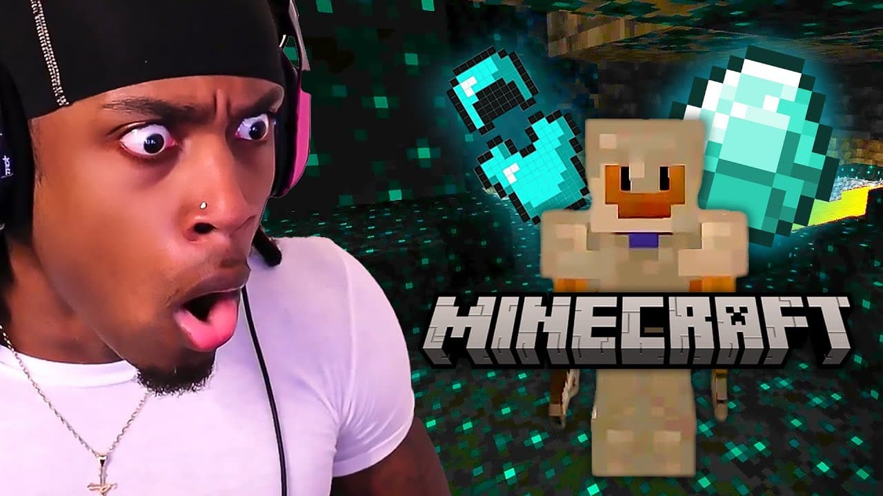 Finding My First Diamond [Minecraft: Day 3]