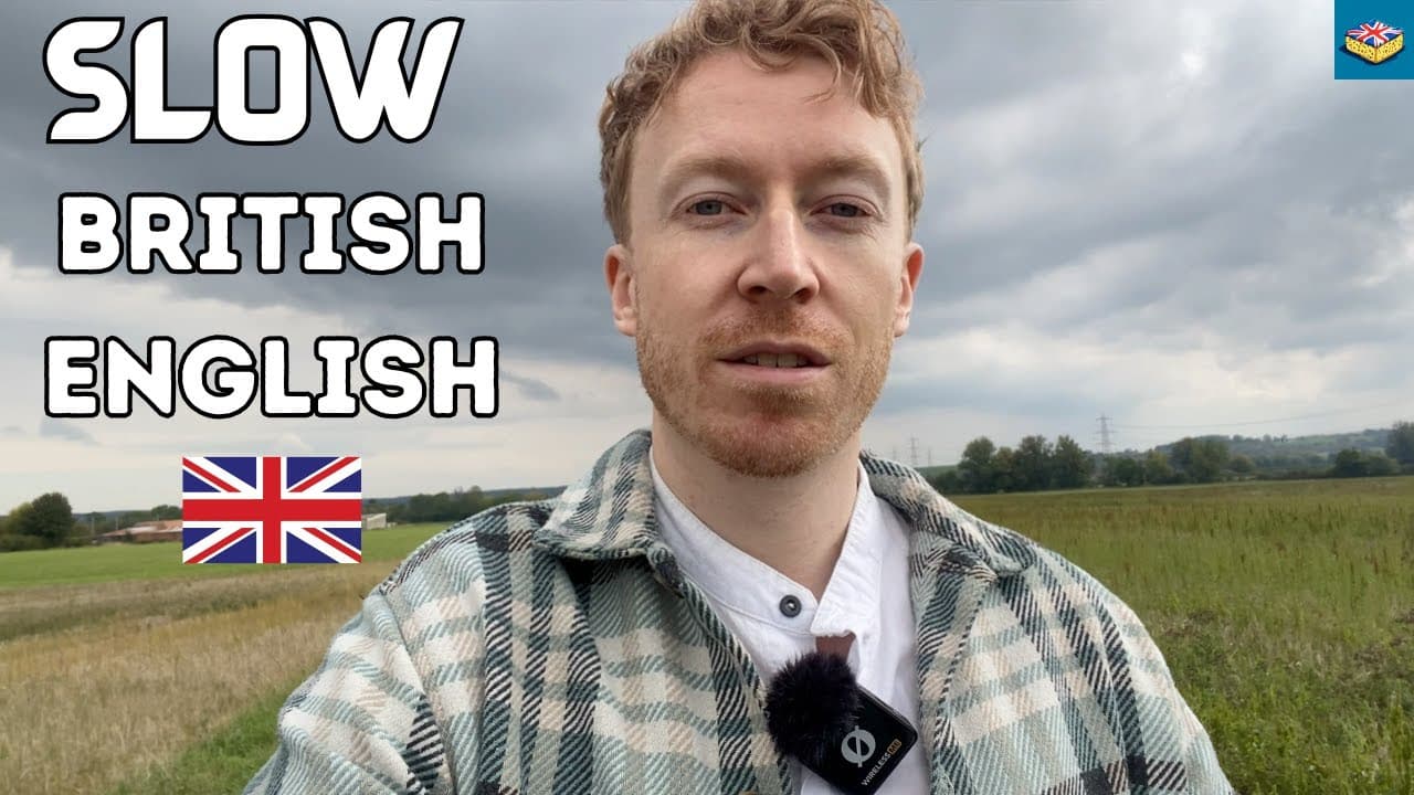 Slow English With A British Accent - Talking About Exercise