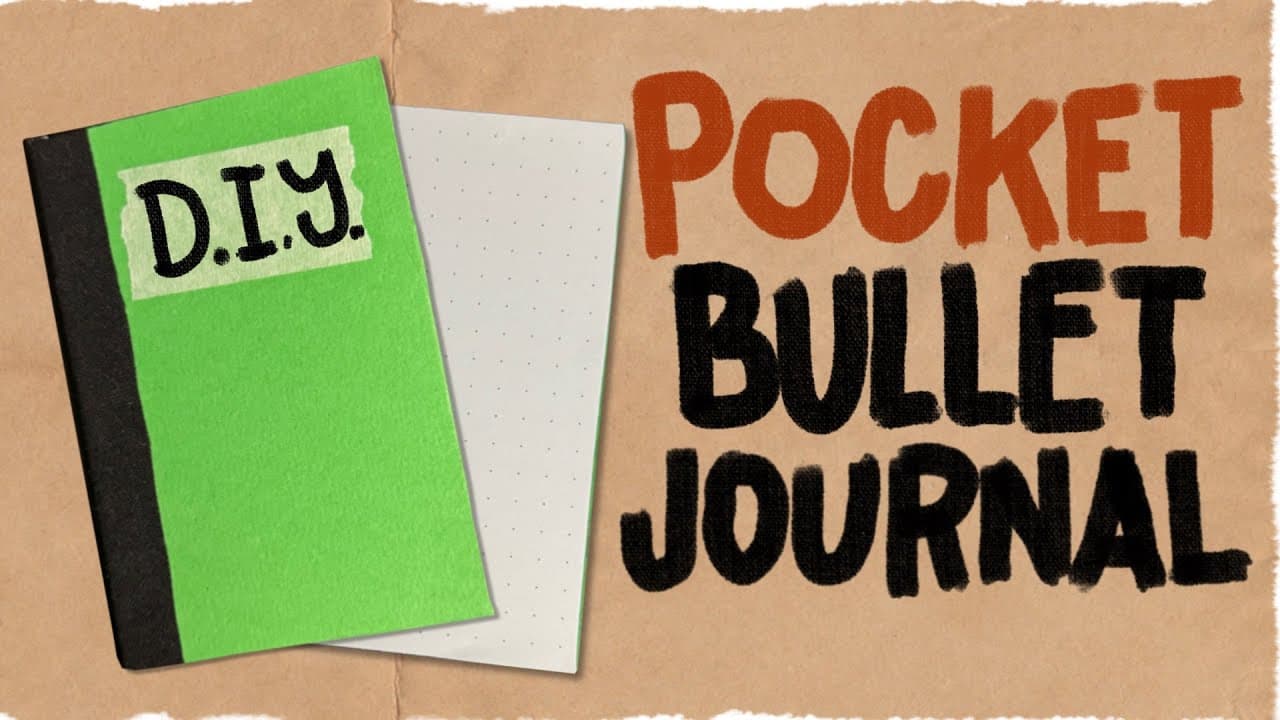Pocket Notebooks: How To Make A Pocket Bullet Journal