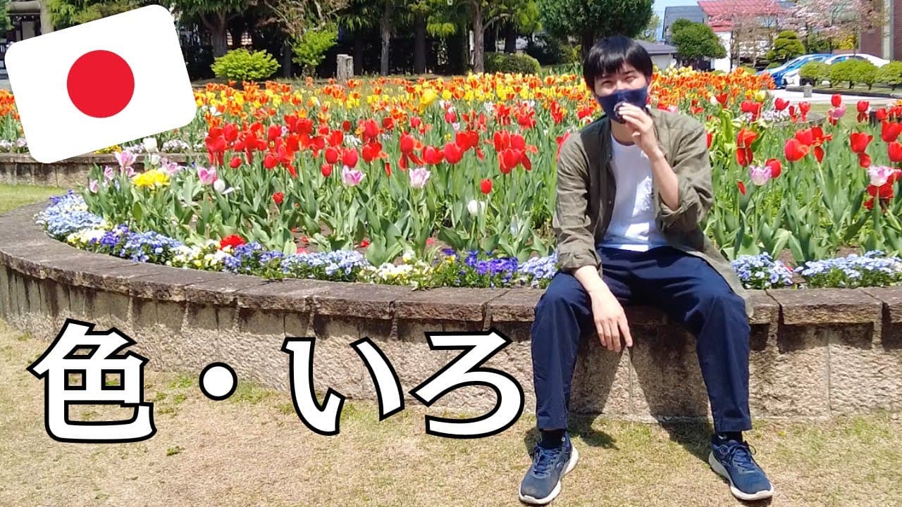 Let’s learn color names in Japanese!! Comprehensible Japanese
