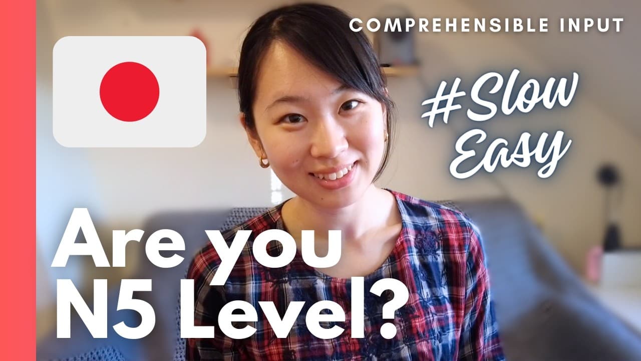 JLPT N5 Japanese Listening 🇯🇵 If you understand this, you're N5 level! | Daily Topics | JLPT N5