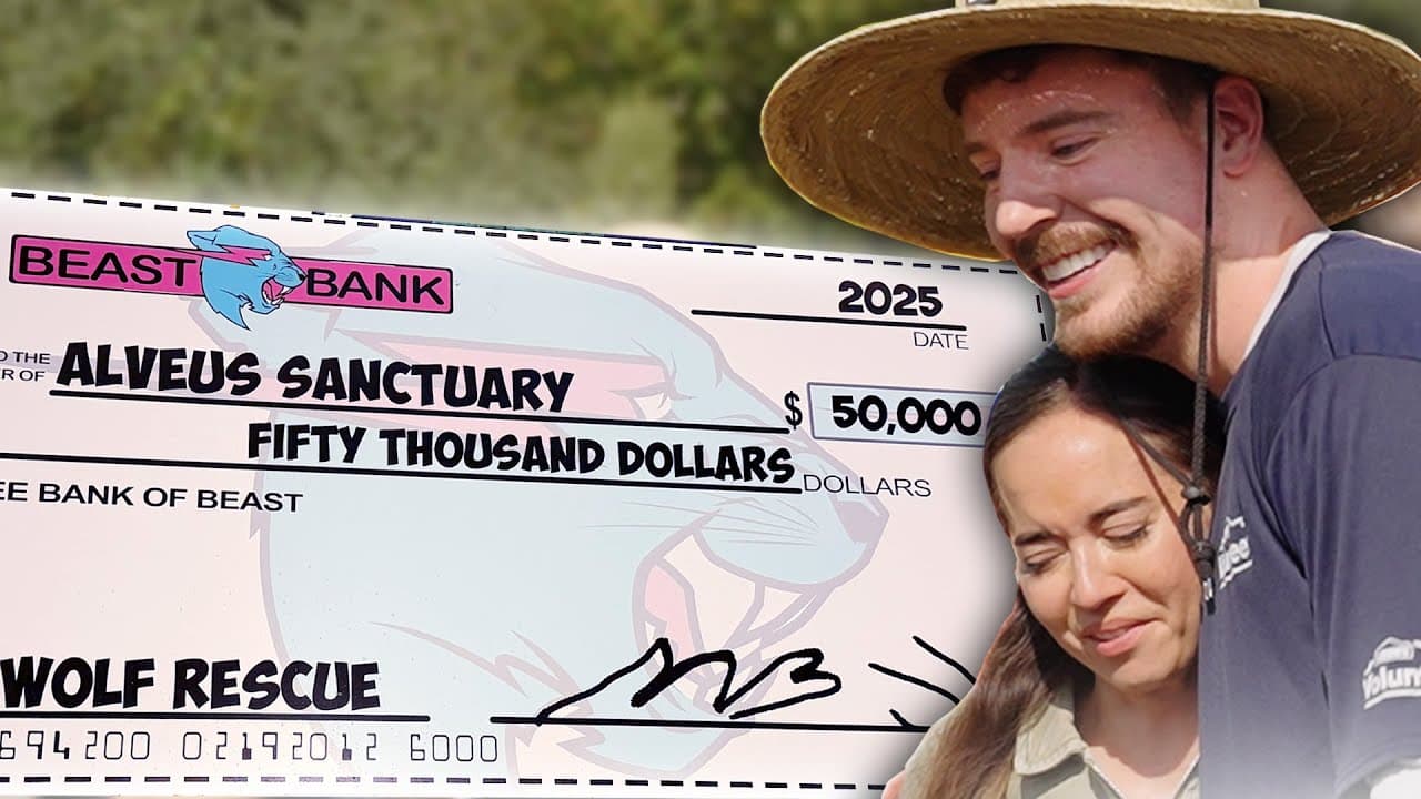 We Helped MrBeast Save 1,000 Animals