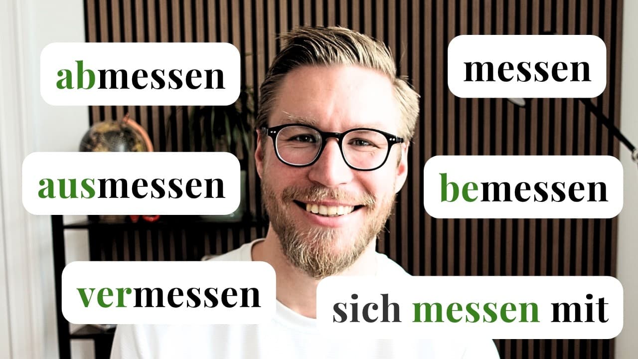 Wörter mit MESSEN: angemessen, ermessen, sich messen mit... | B2/C1