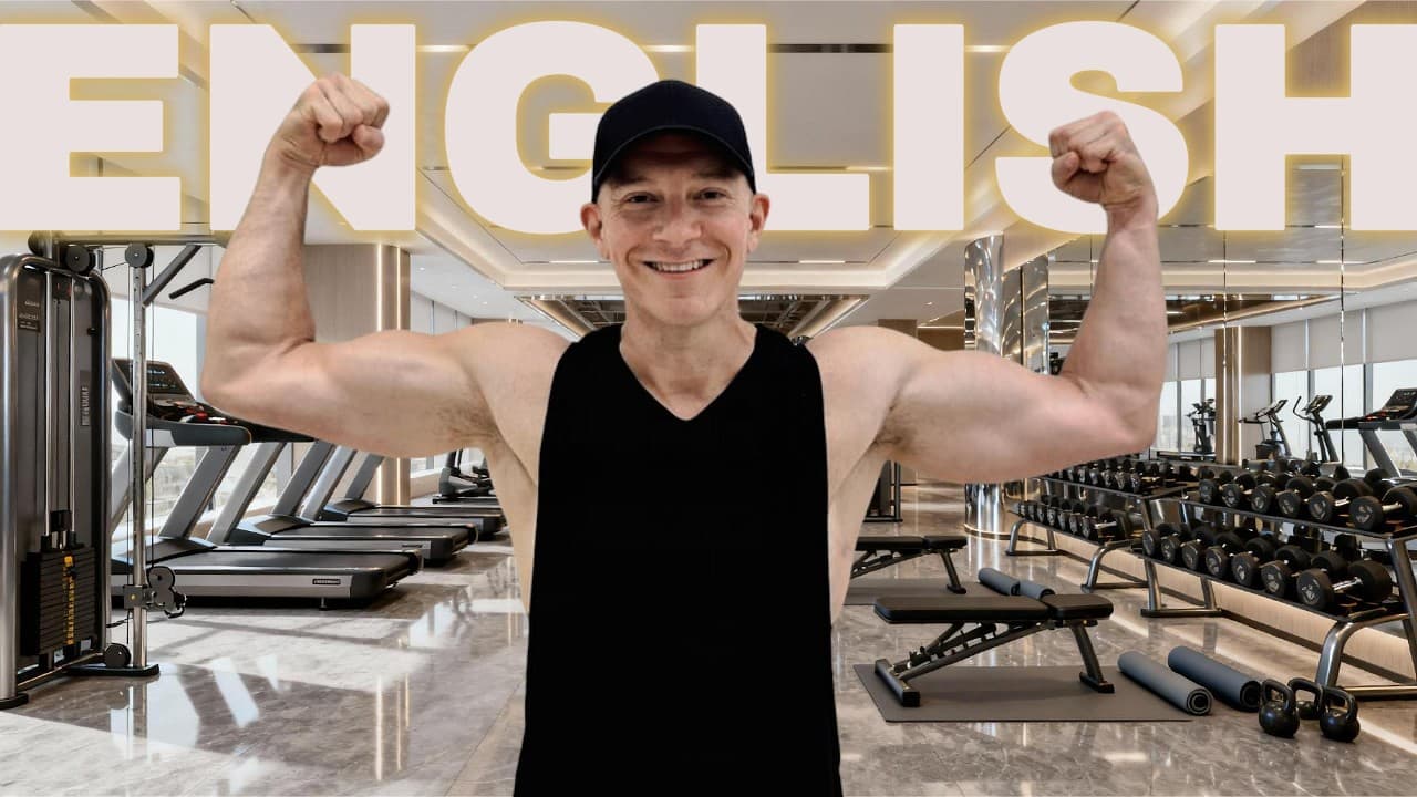 The EASIEST Way To Learn ENGLISH Naturally At The Gym | Comprehensible Input