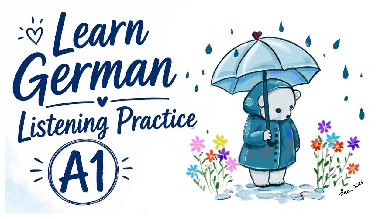 Simple German Listening Practice for Beginners, A1