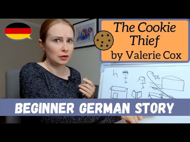 A Poem With A Twist: The Cookie Thief (In Easy German)│Pre-Beginner German