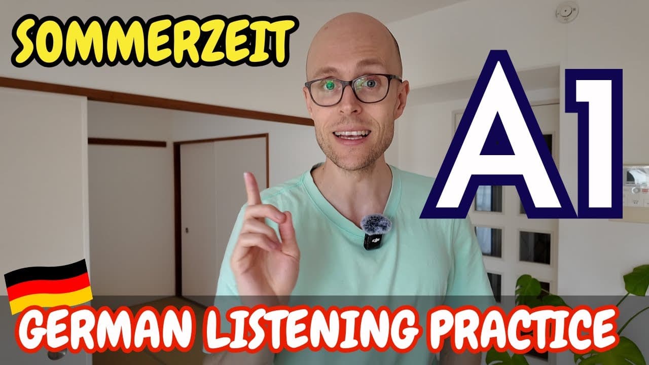 A1 German Listening Practice | Sommerzeit