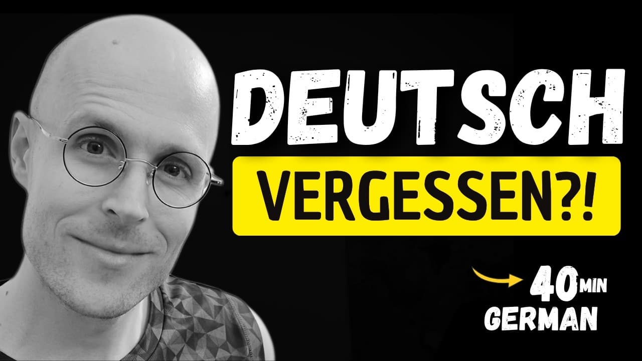 "Ich habe all mein Deutsch vergessen!!" | Slow German Podcast (A2–B1)