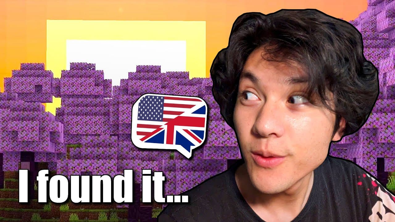 Learn English with Minecraft #16 - CHERRY GROVE!!