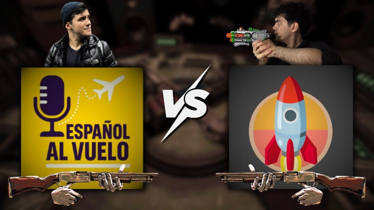 We teach you Spanish while we play Russian roulette | Ft. Español Al Vuelo