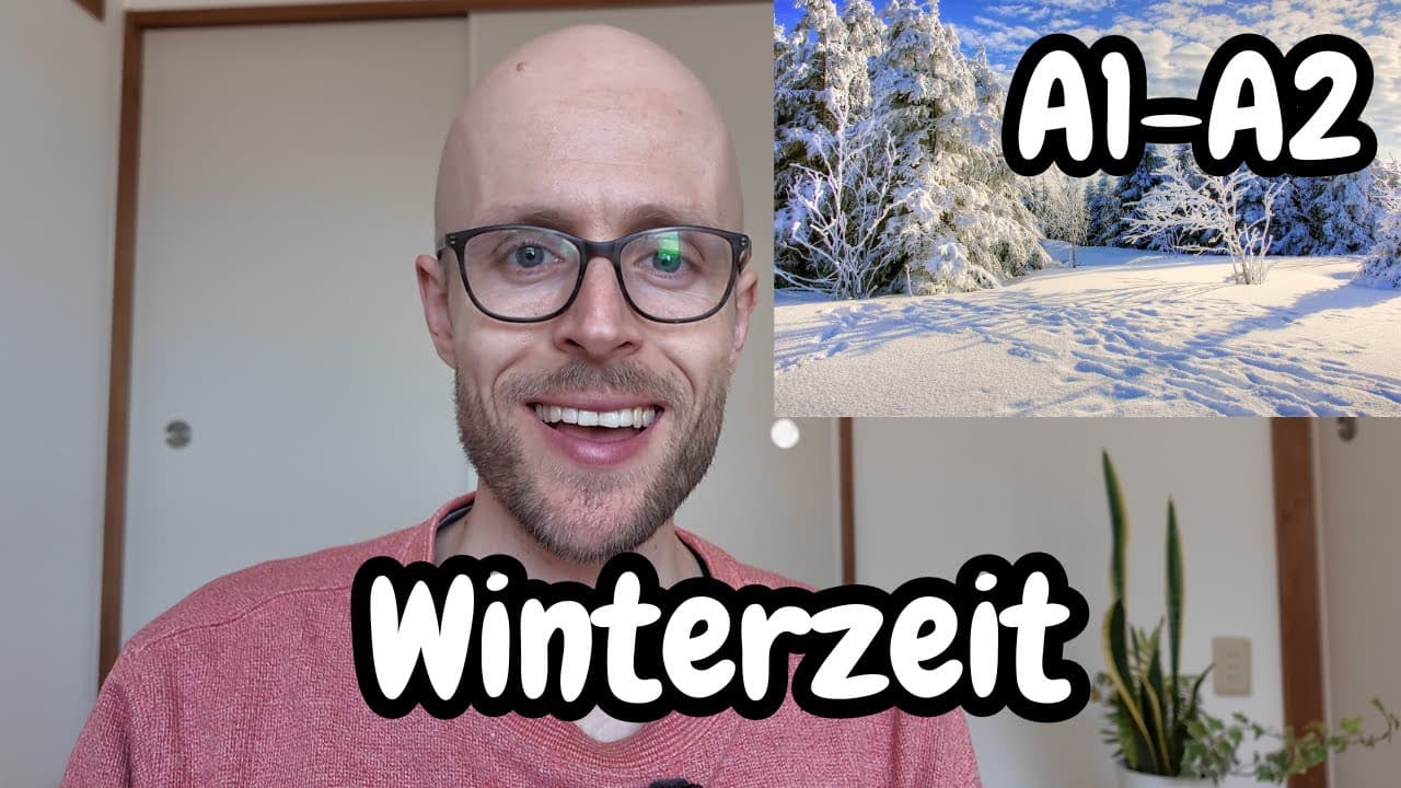 [A1-A2] Slow German Winterzeit | Listening Practice